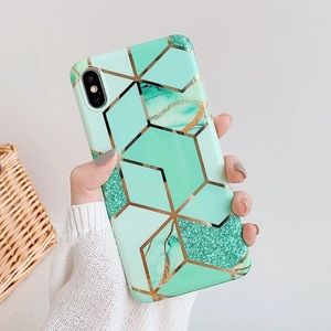 Geometric Marble Phone Cases